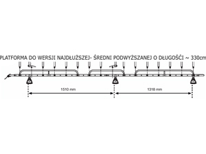 Cruz specjalistyczna platforma baga�owa do Iveco Daily wersja najd�u�sza - �adowno�� 125kg.