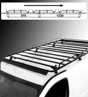 Cruz specjalistyczna platforma baga�owa do Citroen Jumper, Fiat Ducato, Peugeot Boxer, w wersji kr�tkiej - �adowno�� 175