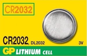 Bateria Litowa GP CR2032 Najbardziej popularne Baterie 2032 do pilot�w samochodowych, urz�dze� elektronicznych 1 szt.