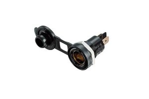 Gniazdo do ma�ego wtyku DIN 4165 z pokryw� 12-24V 16A