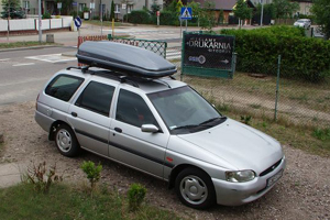 U�YWANY AUTOBOX JUNIOR 430 srebrno-grafitowy metalik + szybki monta� ULTRA RAPID! - WERSJA LIMITOWANA!