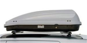 AUTOBOX JUNIOR 320 FL w kolorze szarym (125 x 90 x 34 cm) Najta�szy box w cenie walizki, na baga�e, w�zek i nie tylko