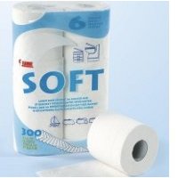 Oryginalny mi�kki papier toaletowy producenta Fiamma pakowany po 6 rolek dwuwarstwowych