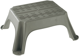 Stopie� z tworzywa sztucznego szary, u�atwiaj�cy wej�cie do przyczepy - kampera, wymiary 660x560mm wys. 250mm