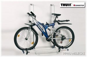 Baga�nik rowerowy Thule Omnistor Omni Bike Sport 2 (wysoki) do przewozu dw�ch rower�w na �cianie przyczepy kempingowej