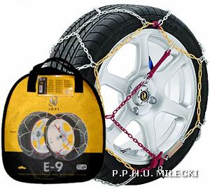 �a�cuchy Jope E9 (ogniwa 9 mm) - grupa 100 Wyposa�one w system t�umi�cy, �ATWE W MONTA�U