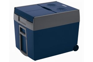 Mobicool W48 - przeno�na lod�wka termoelektryczna samochodowa pojemno�� 48L na k�kach z funkcj� ch�odzenia 12V DC