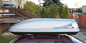 Autobox Thule Ocean 780 w kolorze szarym 440 litr�w (195x78x40cm)