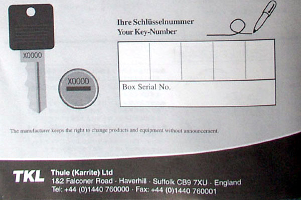 Thule adapter 697-1