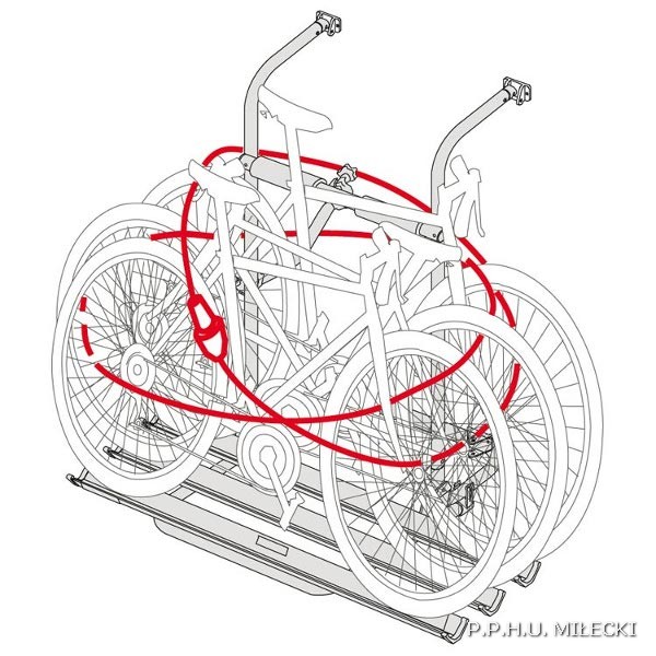 Linka z zamkiem o d� 2,5m
+ rowery
