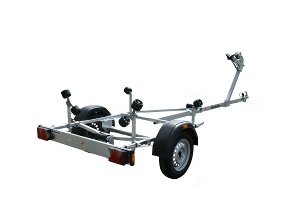 Przyczepa Thule - Brenderup Basic 600 jedna o� ko�a 13" Przyczepa pod�odziowa nieham. do przewozu �odzi o DMC 600kg