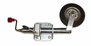 Ko�o podporowe - manewrowe 48mm z obejm� oraz flansz� 27970 AL-KO lub KNOTT do przyczep pod�odziowych