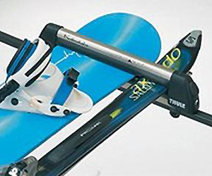 Uchwyty narciarskie THULE Deluxe 726 do przewozu 4 par nart lub 2 snowboard'�w - 2 szt. zamykany