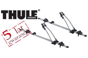 Uchwyt rowerowy Thule FreeRide 532 - 2 SZTUKI w kolorze tytanowym + dwa zamki MODEL 2012 +10!