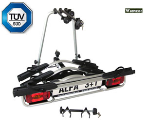 HIT! Platforma rowerowa Alfa 3+1 Baga�nik na 4 rowery - 3 lata gwarancji