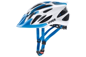 Kask rowerowy Uvex Flash White Blue biao-niebieski w rozmiarze 53-56cm